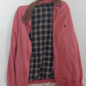 Salmon colored Ralph Lauren Polo Coat